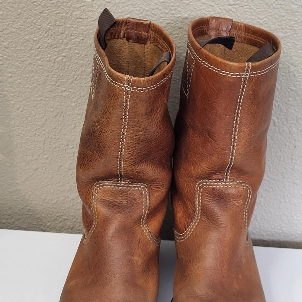 Soletech leather Wellington boots